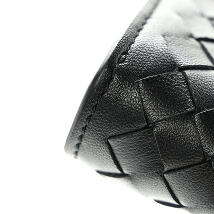 Bottega Veneta Nappa Intrecciato Continental Compact Flap Wallet Black 12 of 13