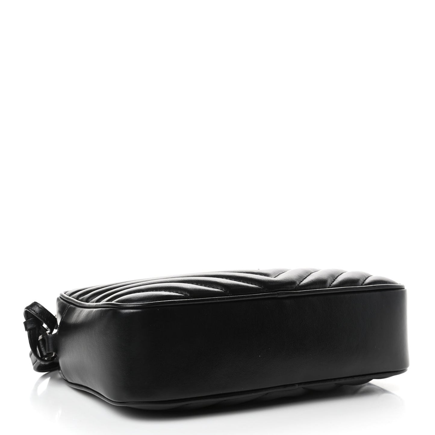 Calfskin Matelasse Monogram Lou Camera Bag Black