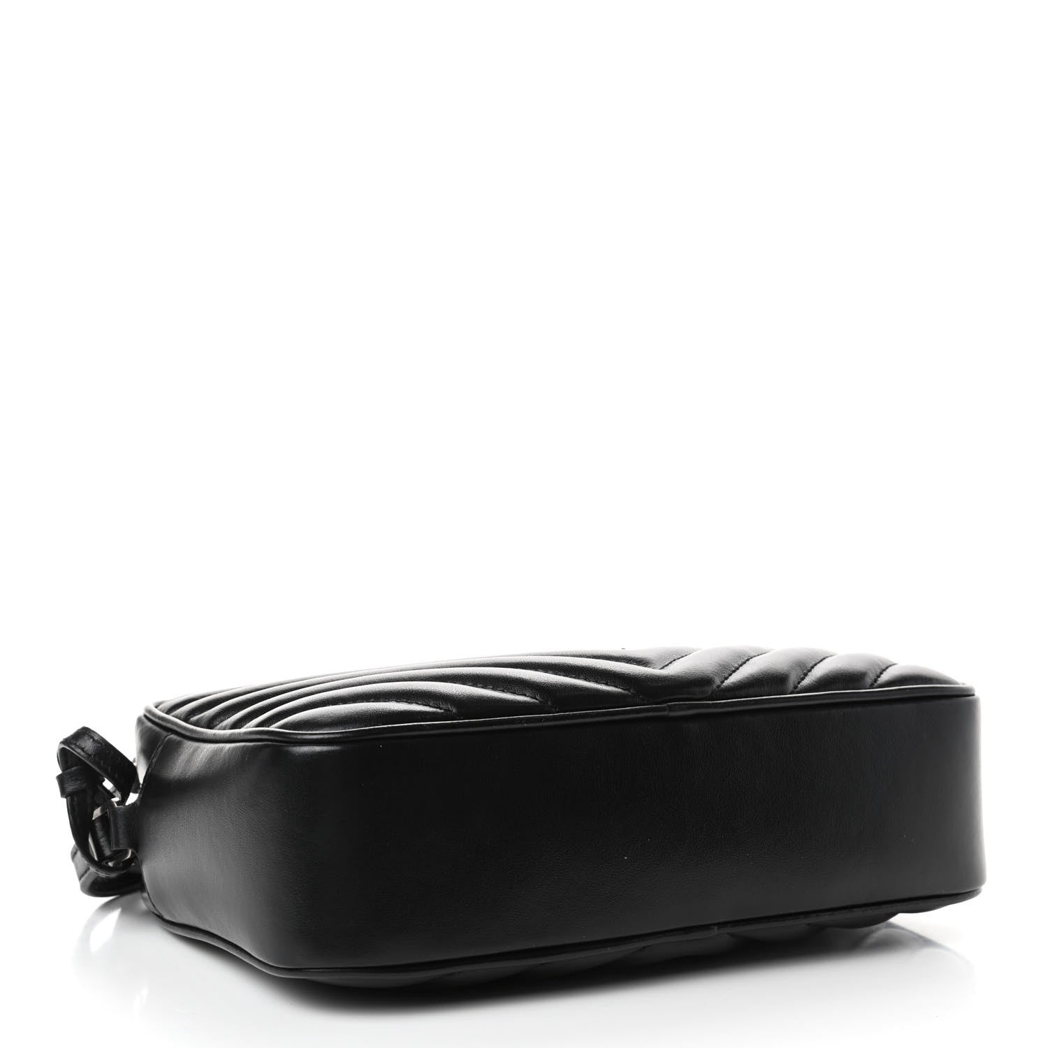 Saint Laurent Calfskin Matelasse Monogram Lou Camera Bag Black 3 of 4