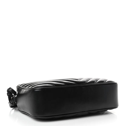 Saint Laurent Calfskin Matelasse Monogram Lou Camera Bag Black 3 of 4
