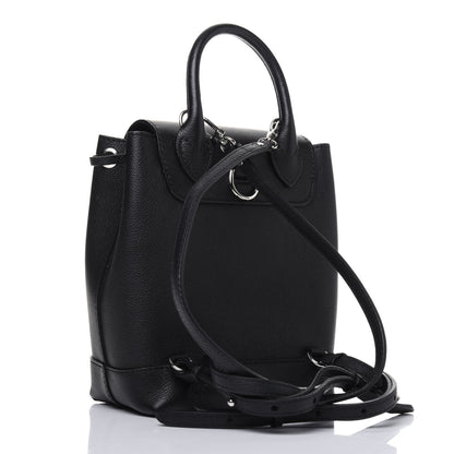 Louis Vuitton Calfskin Lockme Mini Backpack Black 3 of 14