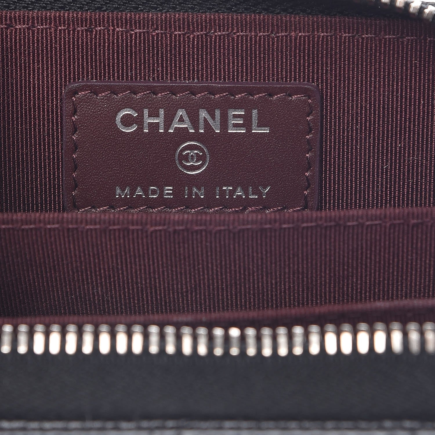 Chanel Caviar Quilted Zip Coin Purse Black 6 of 8