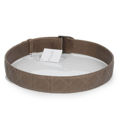 Christian Dior Leather Cannage Belt 95 2 of 7