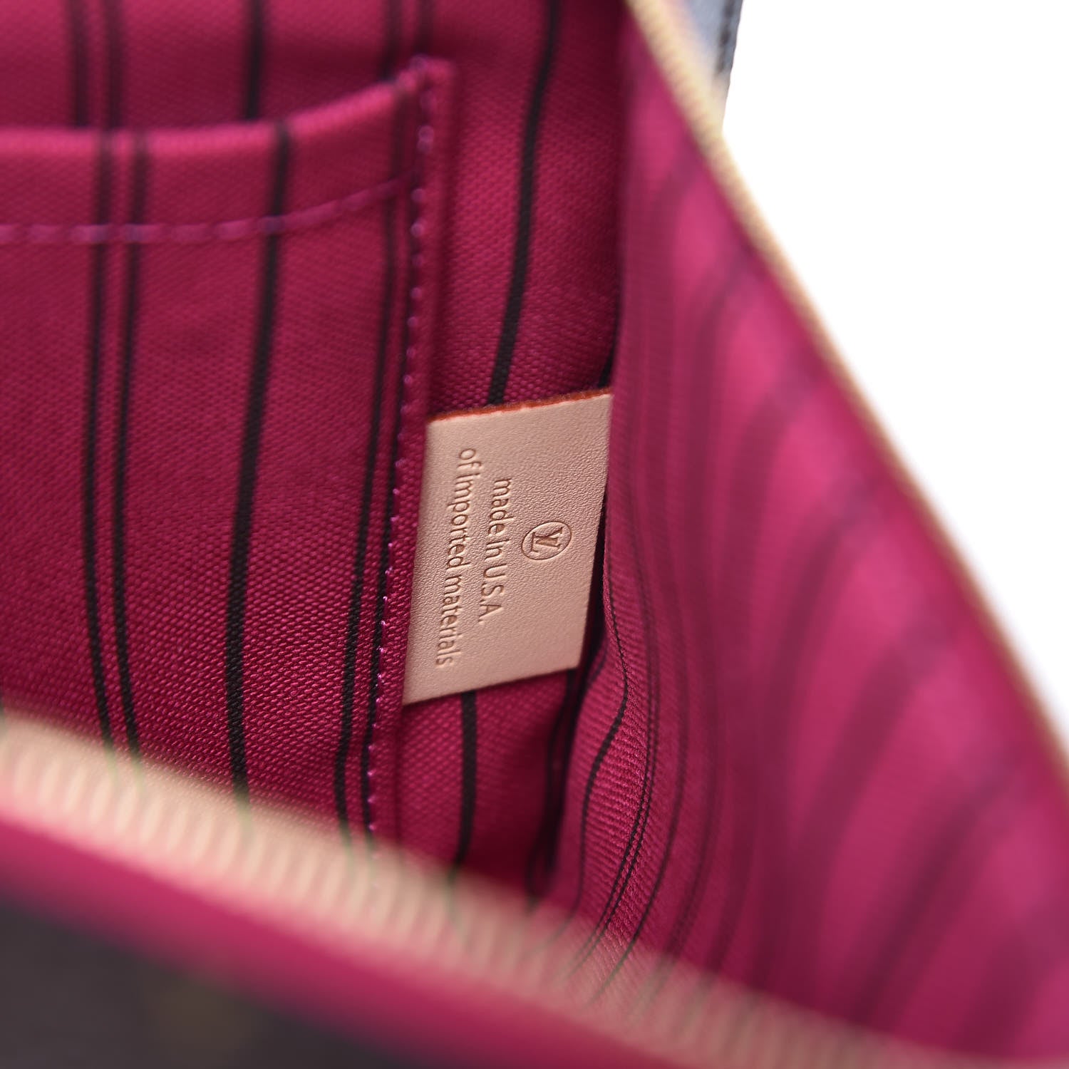 Louis Vuitton Monogram Neverfull MM GM Pochette Pivoine 6 of 8