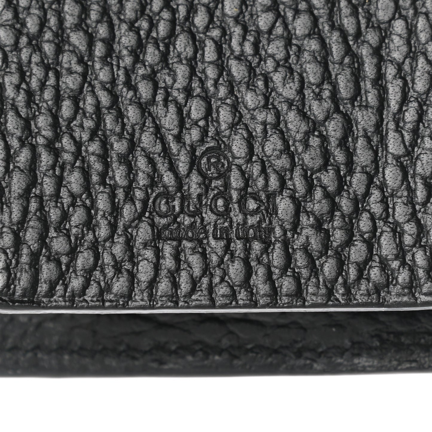 Dollar Calfskin GG Supreme Monogram GG Marmont 6 Key Holder Case Black Beige Ebony