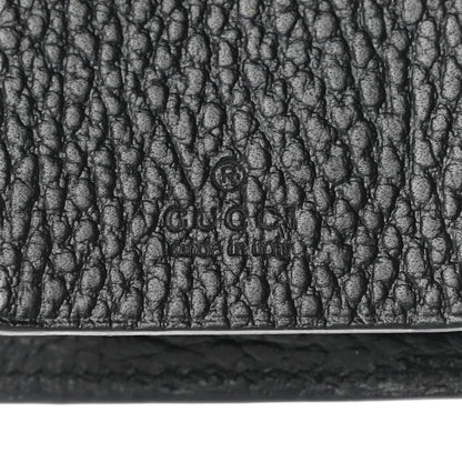 Gucci Dollar Calfskin GG Supreme Monogram GG Marmont 6 Key Holder Case Black Beige Ebony 6 of 9