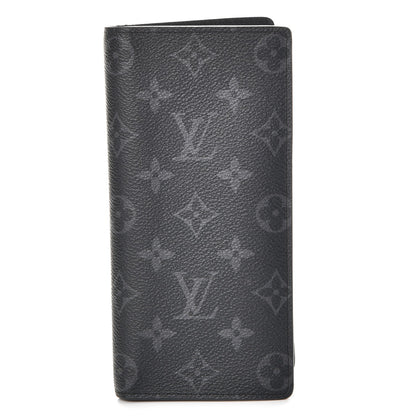 Louis Vuitton Monogram Eclipse Brazza Wallet 1 of 8