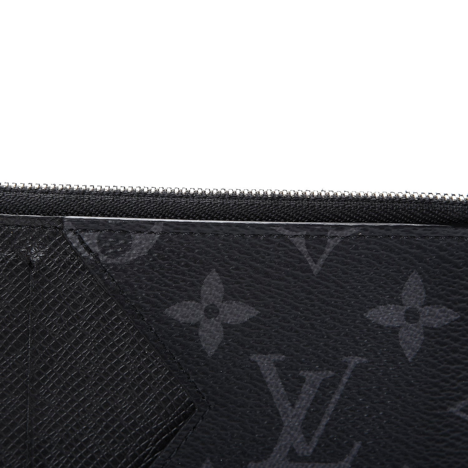 Louis Vuitton Monogram Eclipse Taiga Coin Card Holder 7 of 10