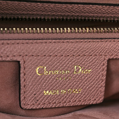 Christian Dior Grained Calfskin Saddle Bag Pink 6 of 13