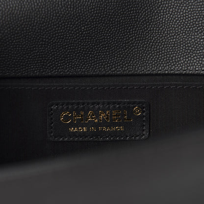 Chanel Caviar Quilted Medium Boy Flap Black 8 of 11