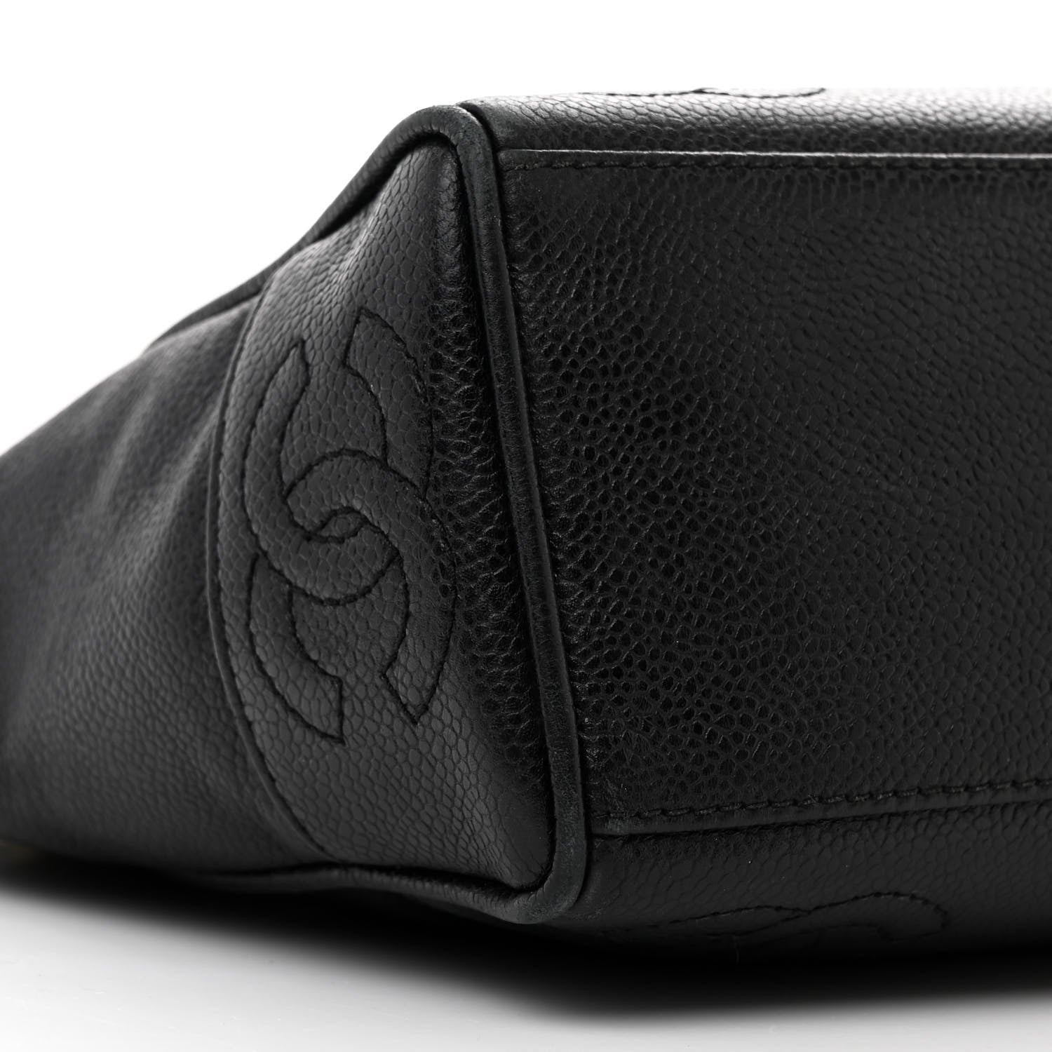 Chanel Caviar CC Shoulder Bag Black 9 of 11