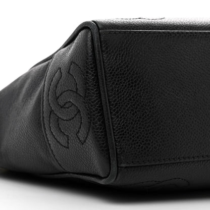 Chanel Caviar CC Shoulder Bag Black 9 of 11