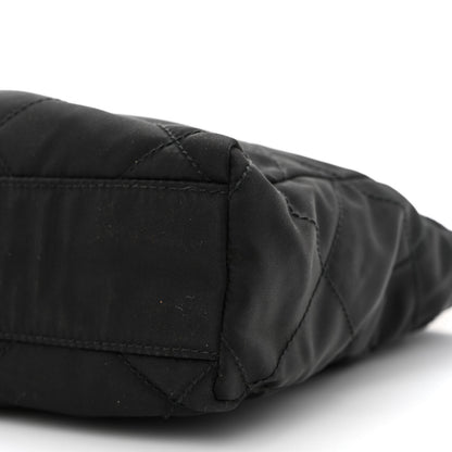 Prada Nylon Tessuto Quilted Shoulder Bag Black 12 of 15