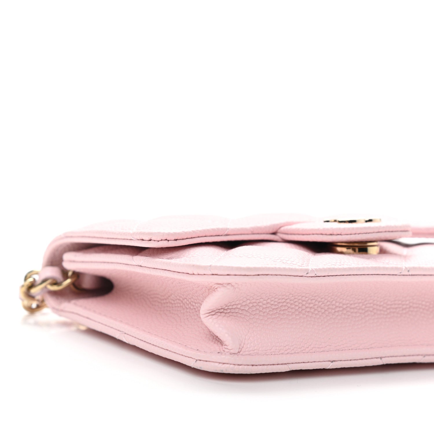 Chanel Caviar Quilted Mini Chain Bag Pink 9 of 13