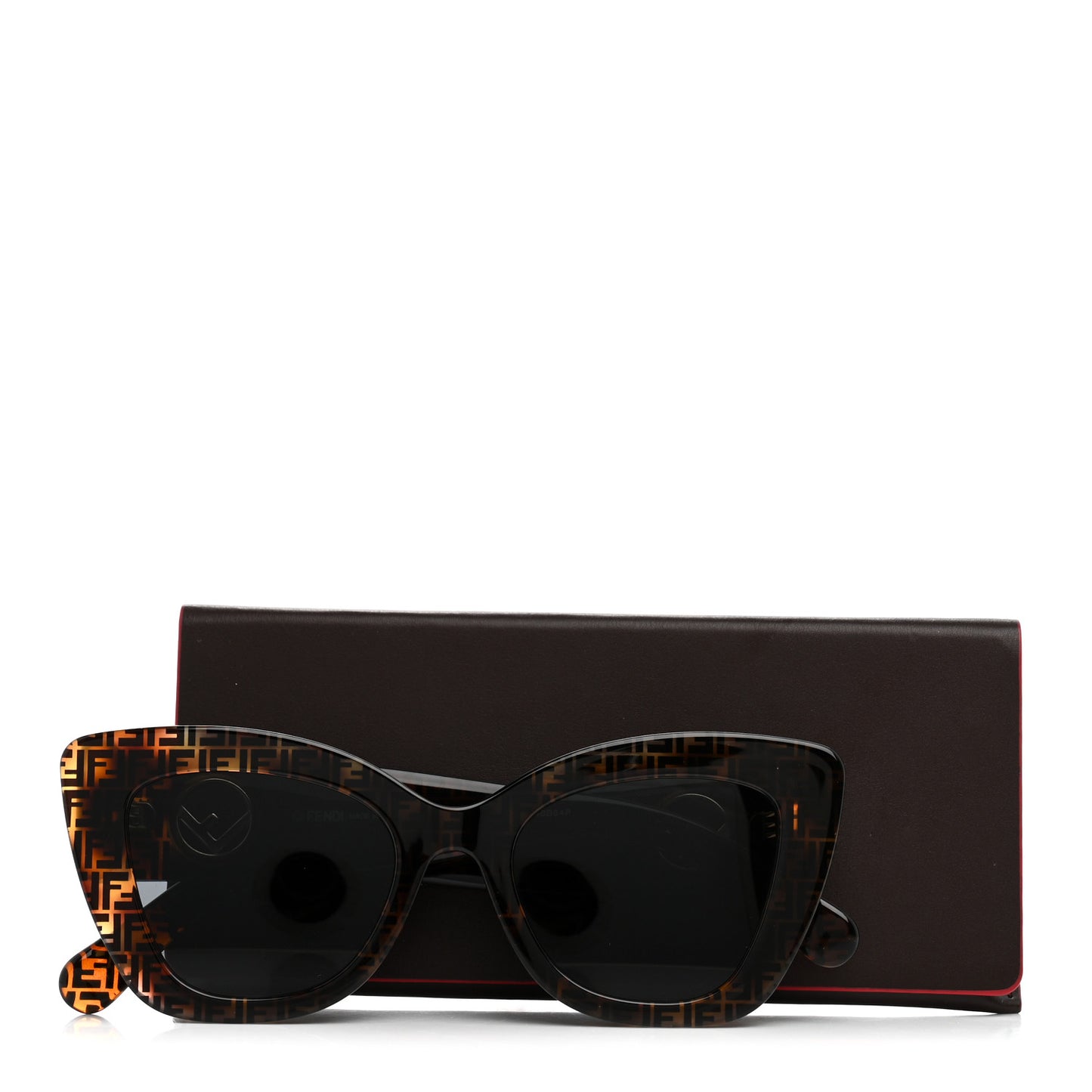 Acetate F is Fendi FF 51mm Cat Eye Sunglasses 0327/S  Tortoise Camouflage