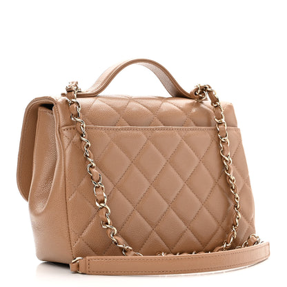 Chanel Caviar Quilted Medium Business Affinity Flap Beige 3 of 11