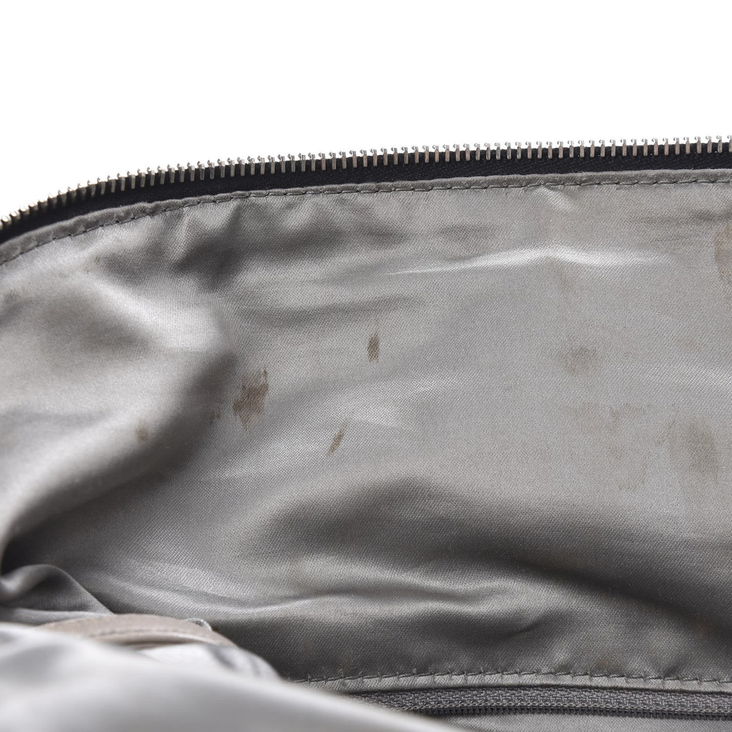 Distressed Lambskin Large Lady Braid Satchel Black