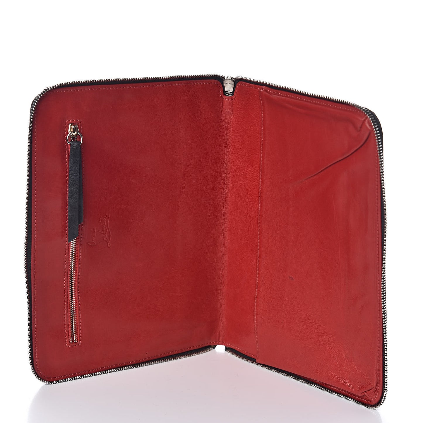 Metallic Calfskin Spiked IPad Case Black
