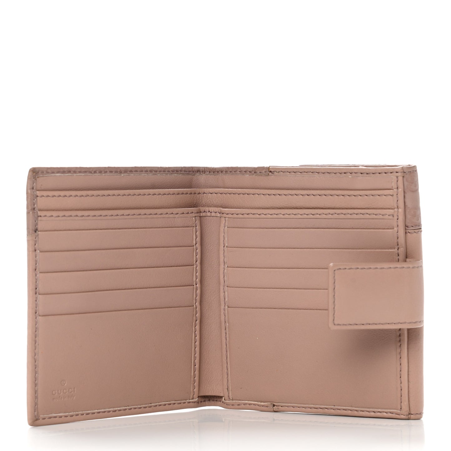 Microguccissima Flap Wallet Light Pink