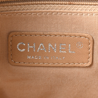 Chanel Glazed Crinkled Lambskin Large East West Flap White 6 of 10