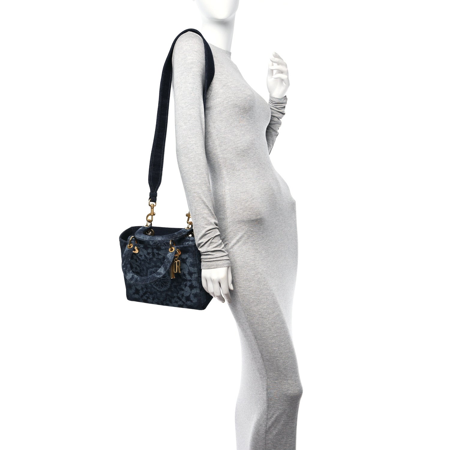 Christian Dior Denim Medium KaleiDiorscopic Lady Dior Blue 2 of 10