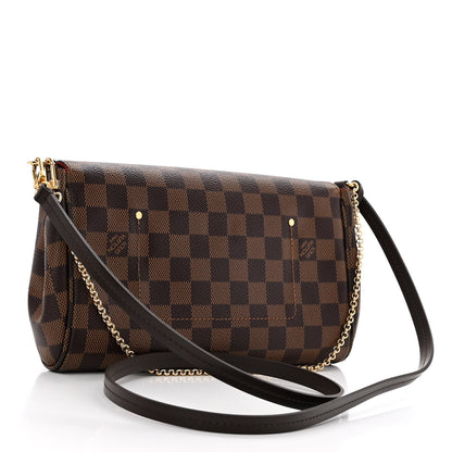 Louis Vuitton Damier Ebene Favorite MM 3 of 10