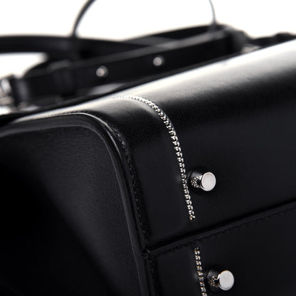 Givenchy Grained Calfskin Chain Small Shark Lock Satchel Black 17 of 18