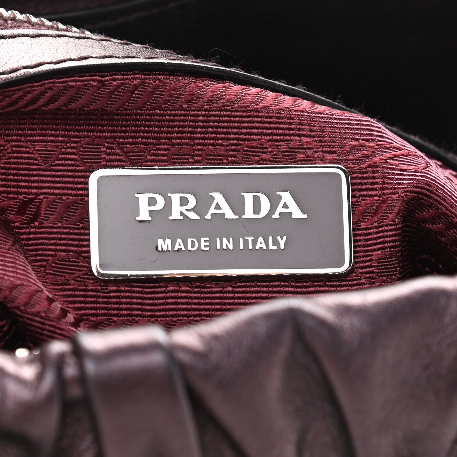 Prada Nappa Gaufre Shopping Satchel Ribes 6 of 9