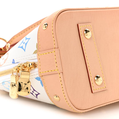 Louis Vuitton LV x TM Monogram Multicolor Alma BB White 8 of 10