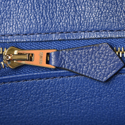 Hermes Taurillon Novillo Birkin 25 Bleu Saphir 20 of 34