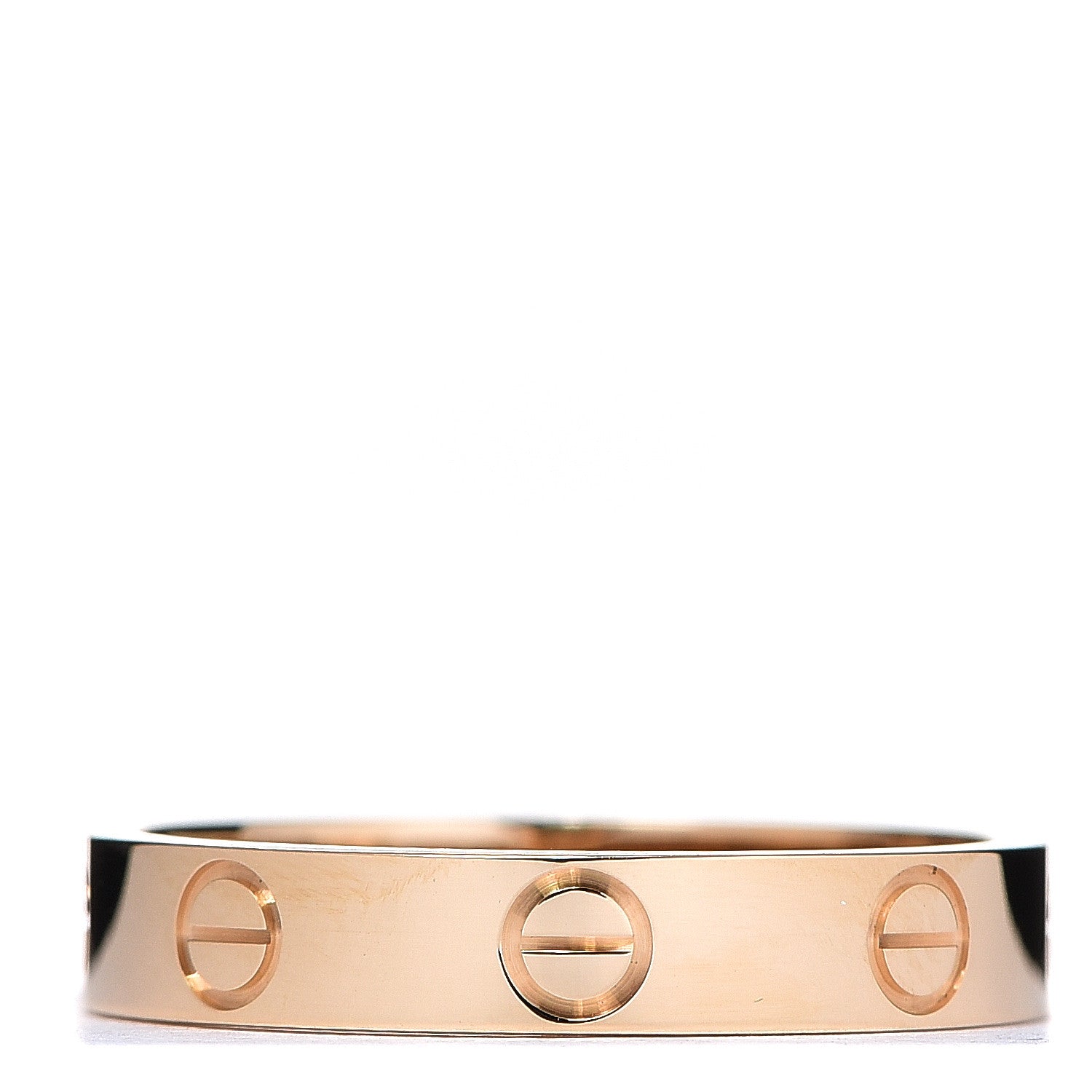 Cartier 18K Yellow Gold 3.5mm LOVE Wedding Band Ring 54 6.75 2 of 4