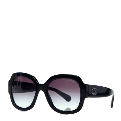 Chanel Acetate CC Sunglasses 5373 Black 1 of 7