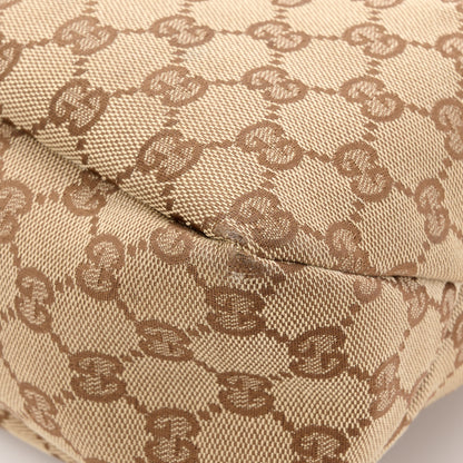 Gucci Monogram Medium Horsebit Chain Hobo Dark Brown 14 of 18