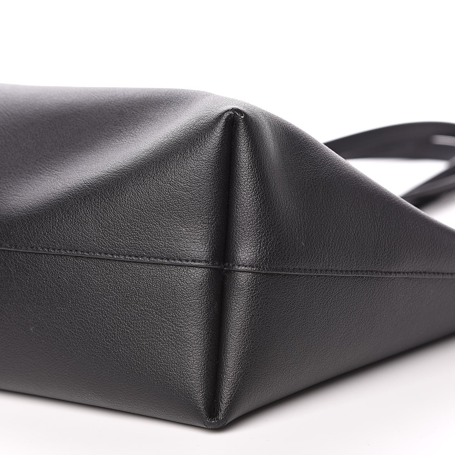Saint Laurent Calfskin Large Shopping Tote Black 9 of 11