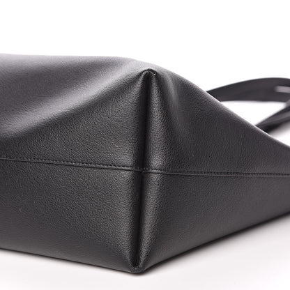 Saint Laurent Calfskin Large Shopping Tote Black 9 of 11