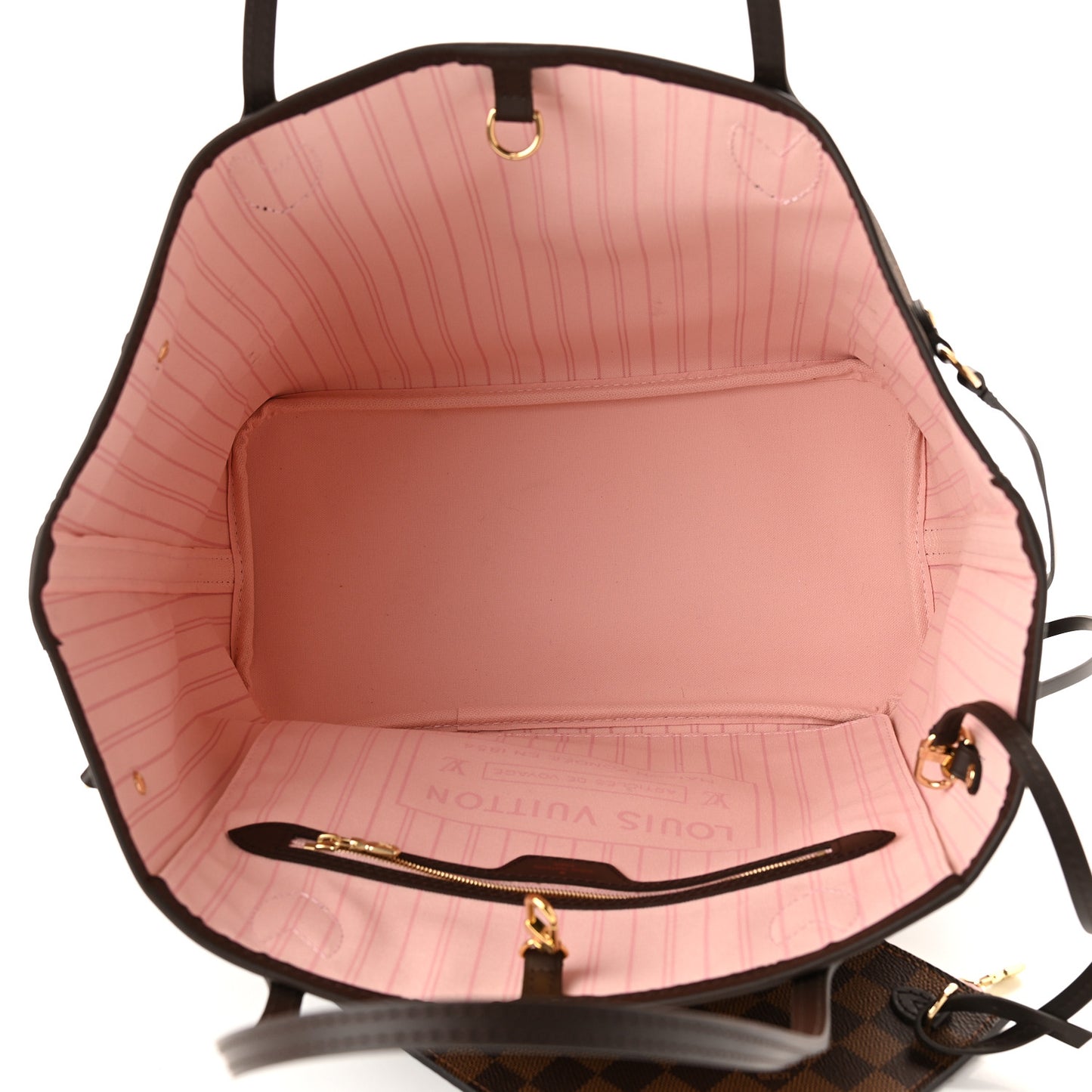 Damier Ebene Neo Neverfull MM Rose Ballerine