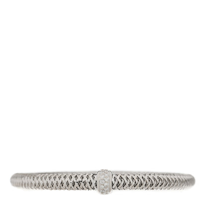 Roberto Coin 18K White Gold Diamond Primavera Bracelet 1 of 3