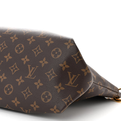 Louis Vuitton Monogram Flower Zipped Tote MM Black 11 of 11