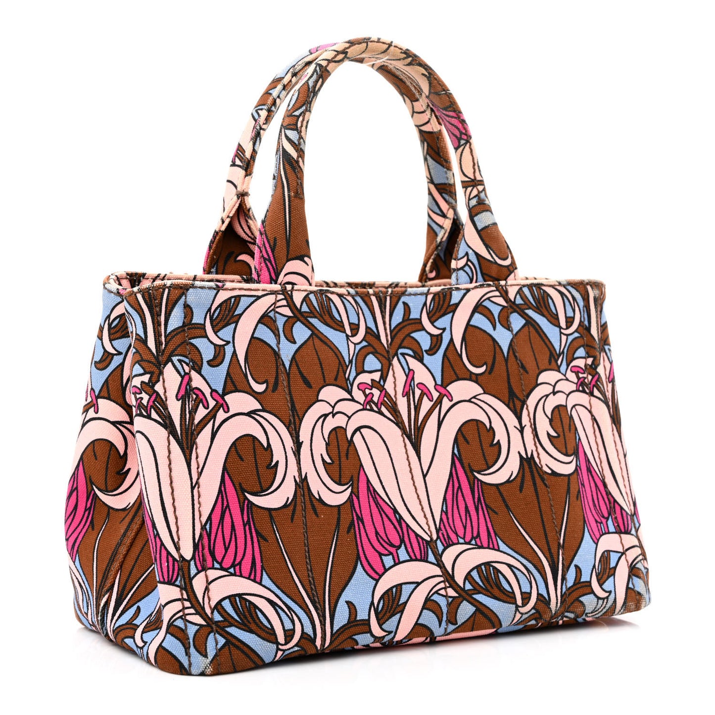 Canvas Canapa Small Floral Tote Multicolor