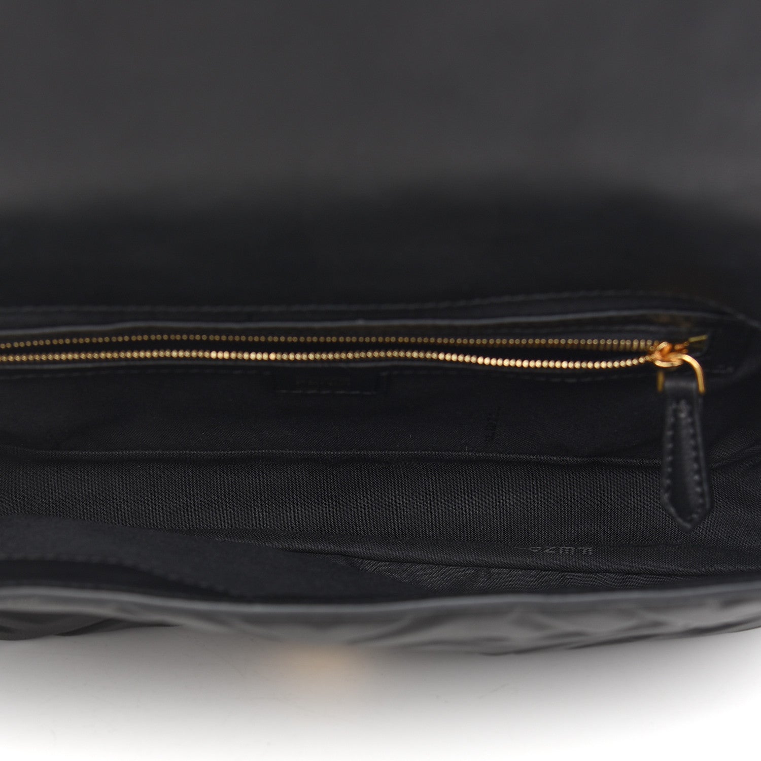 Fendi Nappa FF 1974 Embossed Baguette Black 5 of 9