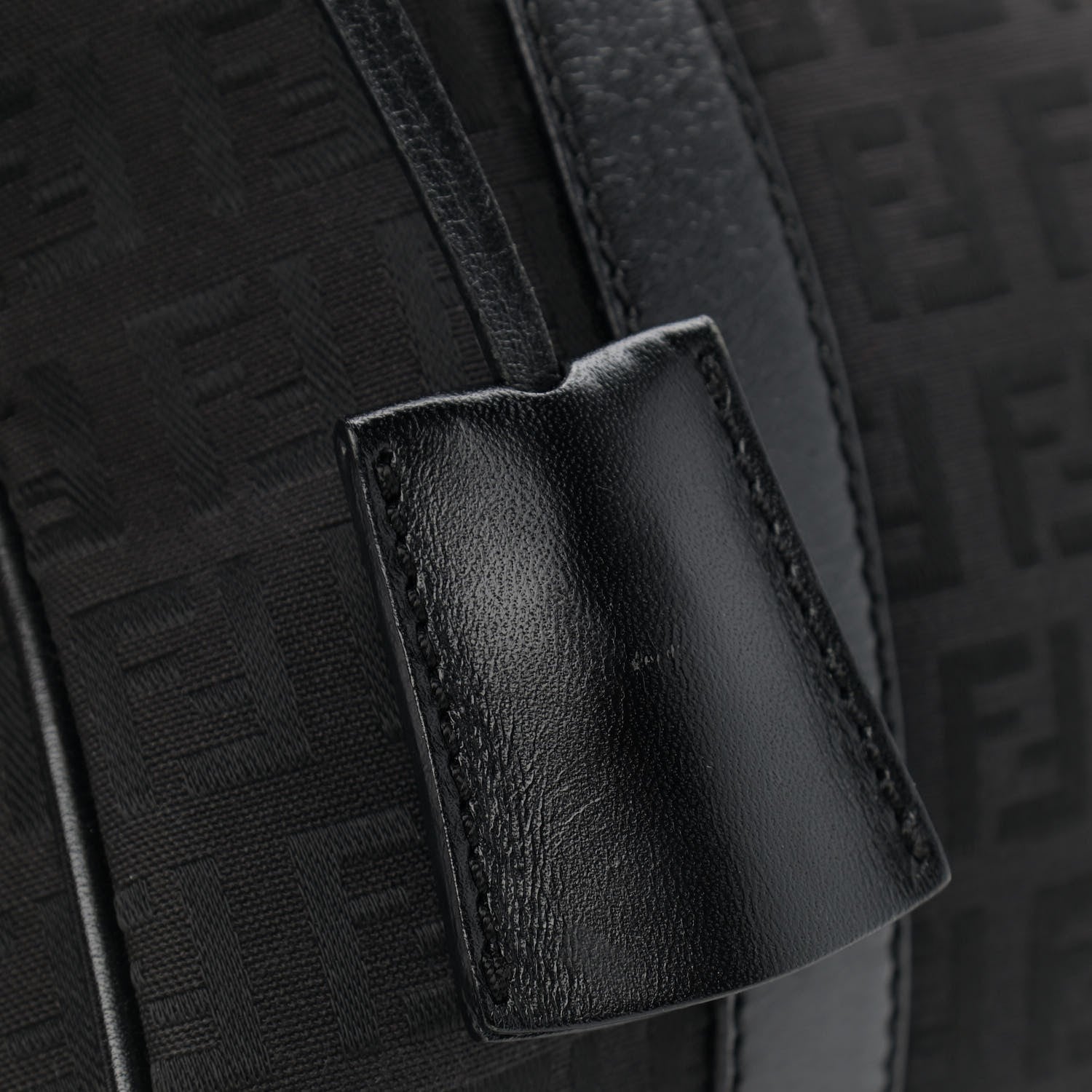 Fendi Zucchino Vitello Small Boston Black 12 of 18