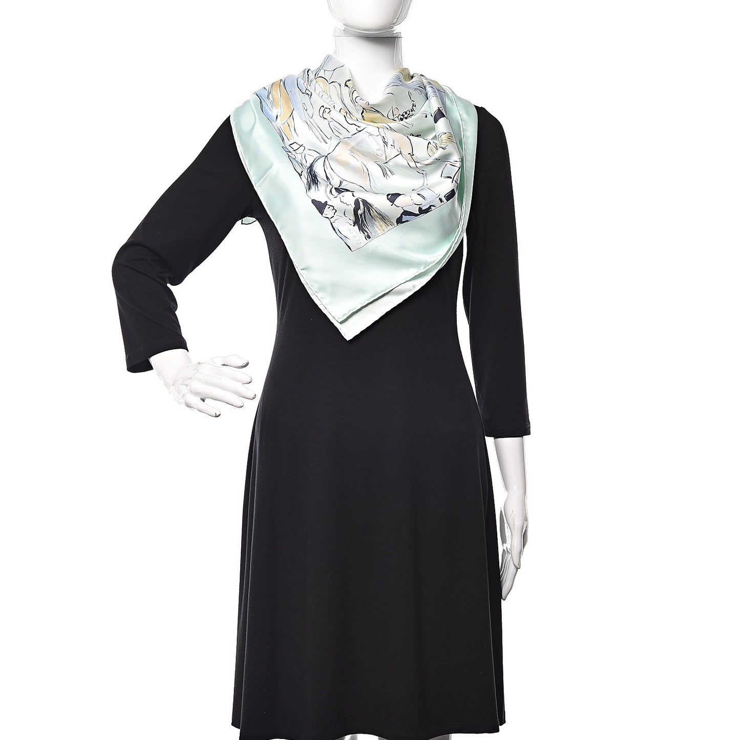 Silk Paddock Scarf 90
