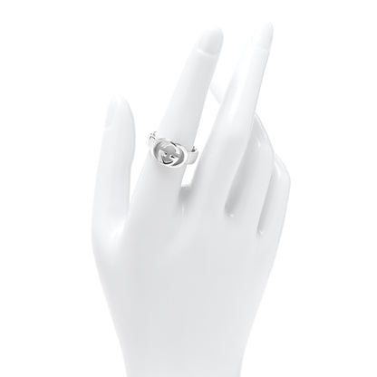 Gucci Sterling Silver Interlocking G Ring 53 6.25 2 of 4