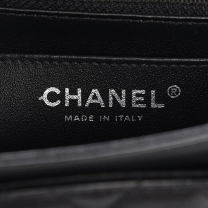 Chanel Lambskin Quilted Valentine Charms Medium Single Flap Black 6 of 8