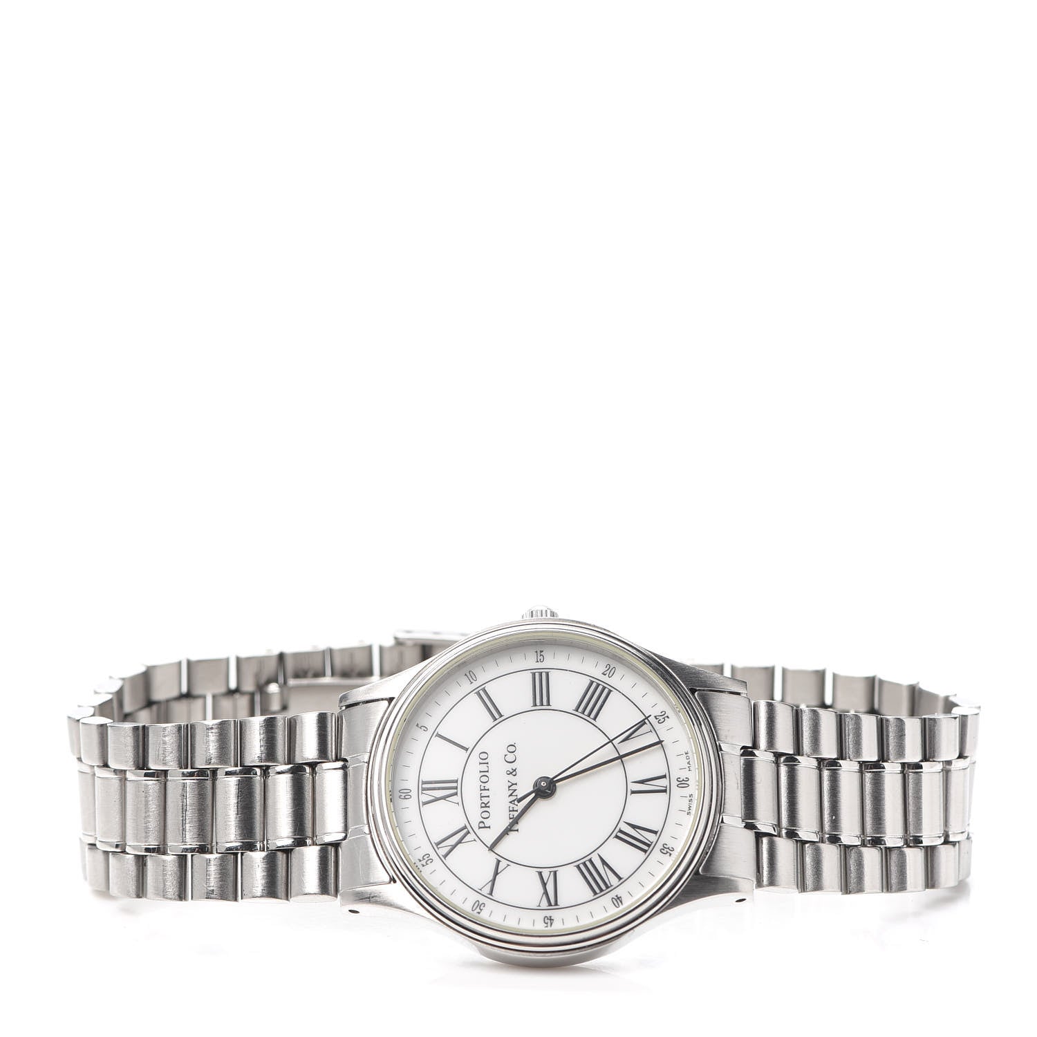 Tiffany Stainless Steel 33mm Portfolio Quartz Watch 2 of 6