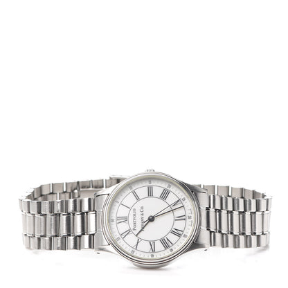 Tiffany Stainless Steel 33mm Portfolio Quartz Watch 2 of 6