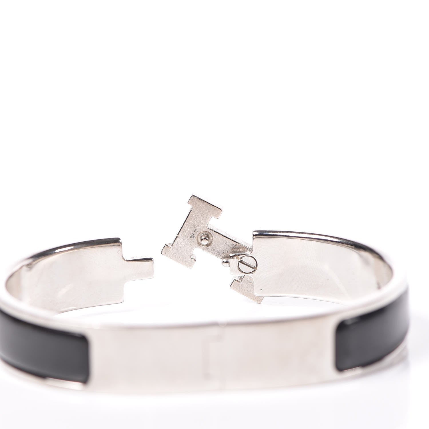 Hermes Enamel Narrow Clic Clac H Bracelet PM Black 5 of 5