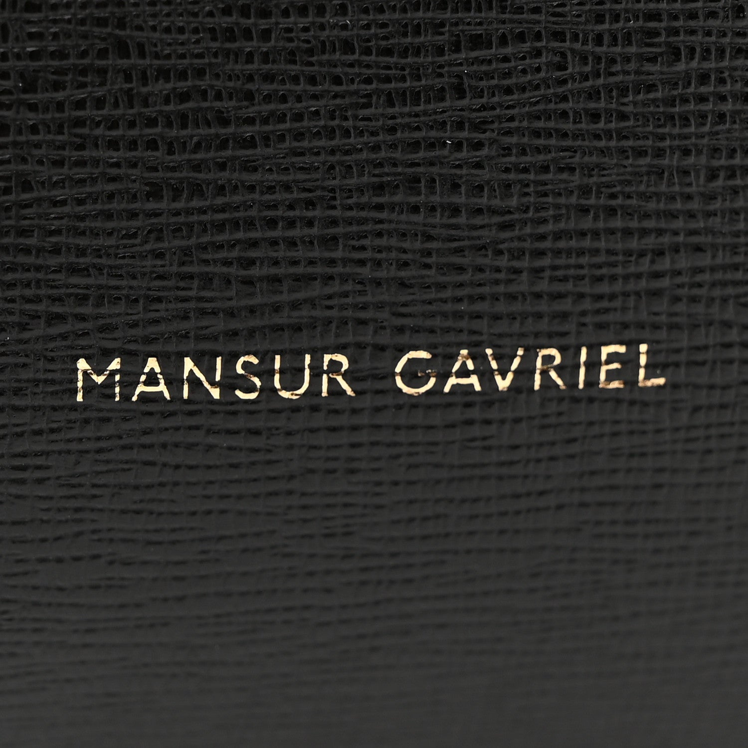 Mansur Gavriel Saffiano Mini Bucket Bag Black Flamma 6 of 12
