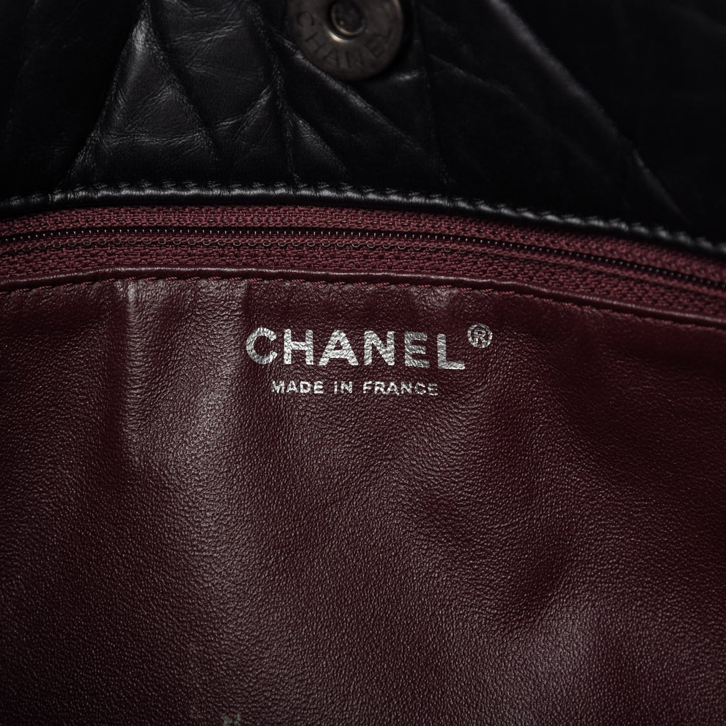 Aged Calfskin Quilted Reissue 2.55 Tote Black