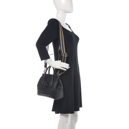 Versace Calfskin Medium Palazzo Empire Bag Black 2 of 10